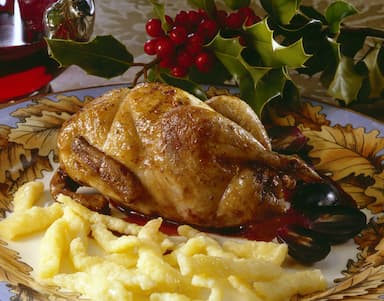 Caille aux raisins