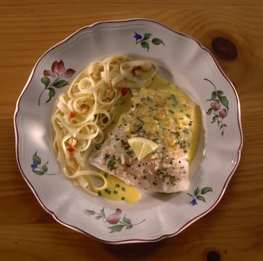 Filet de sandre à la crème