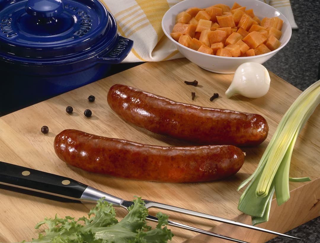 Saucisses lorraines cuites