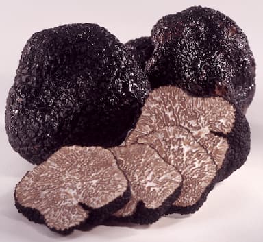 Truffes et truffes coupées