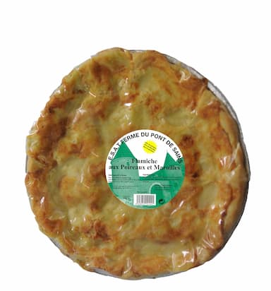 Flamiche aux poireaux et Maroilles