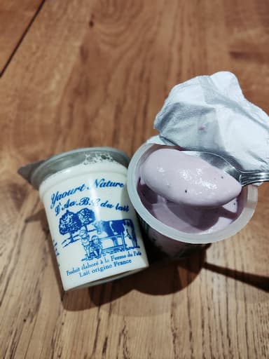 Yaourt produit à la ferme