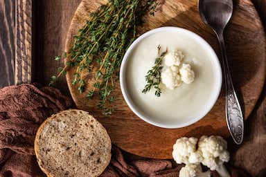 Crème de chou fleur