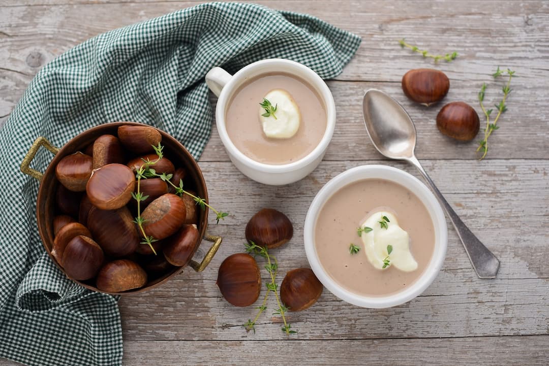Soupe de châtaignes