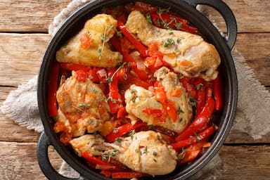 Poulet basquaise