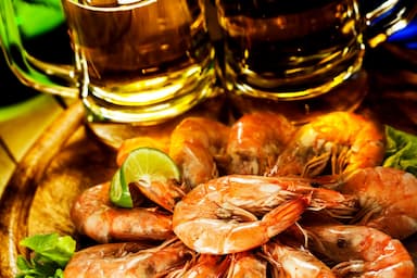 Crevettes au cidre