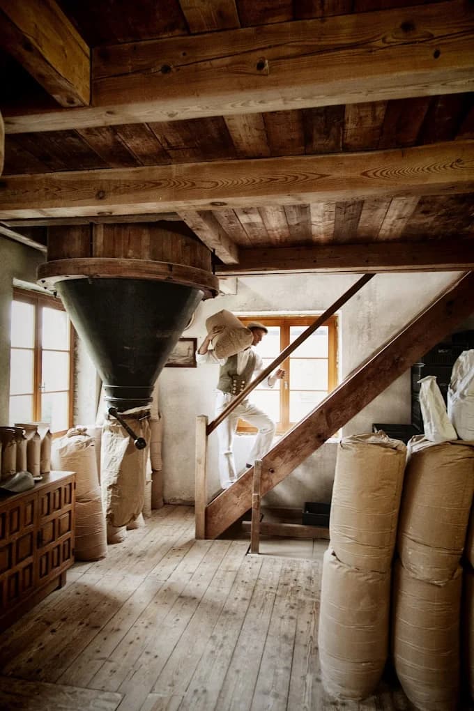 Moulin à l'intérieur