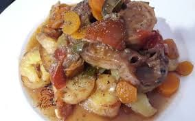 Jarret de veau au pineau
