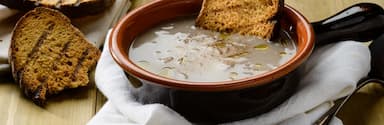 Soupe au sarrasin et au lard
