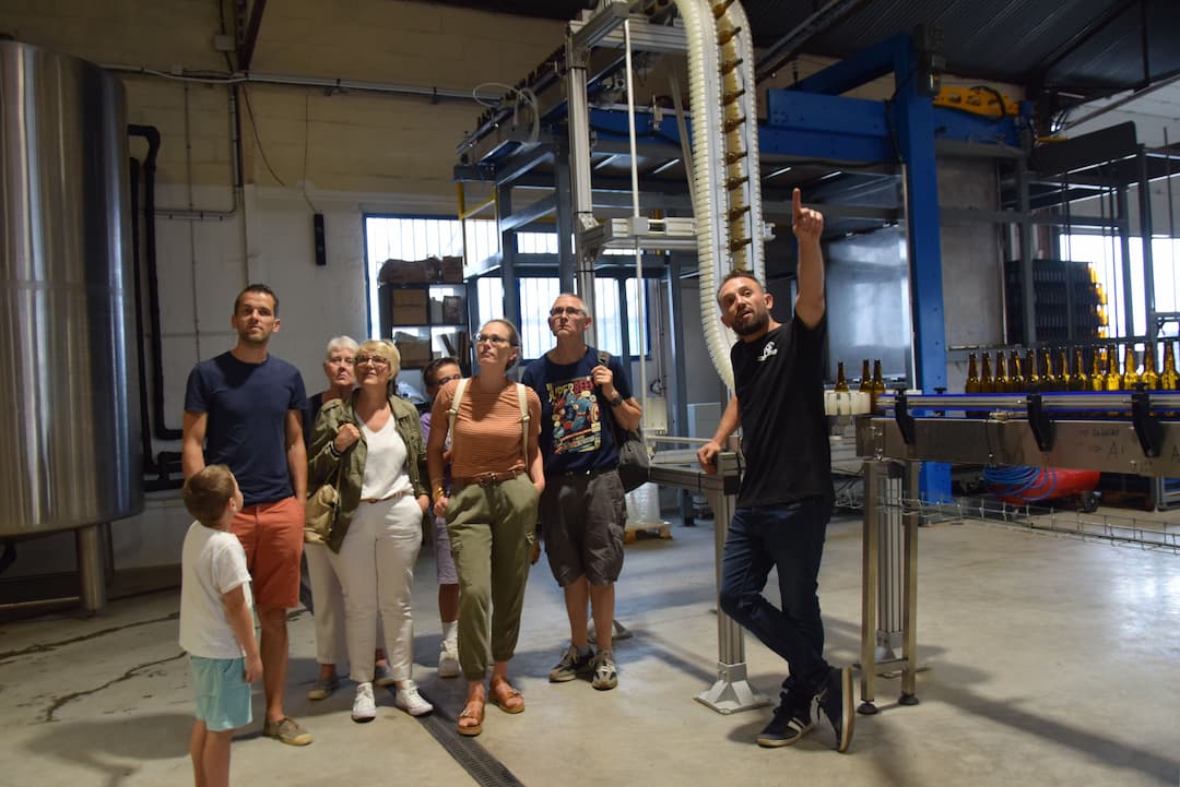 Visite de la brasserie Mage Malte