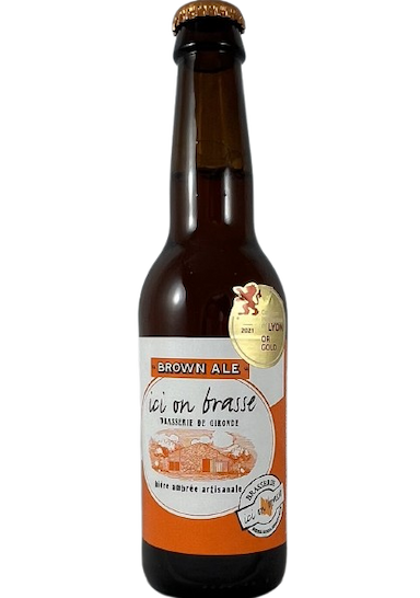 Ici on brasse - Brown Ale - Ambrée 33cl et 75cl