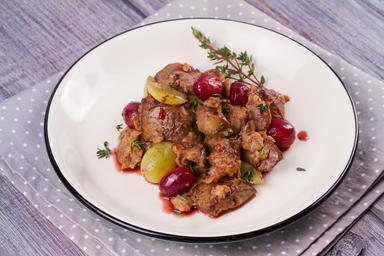 Foie gras aux raisins