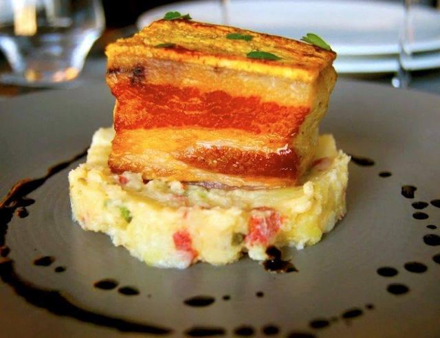 Poitrine de porc cuisinée par Alan Castellote