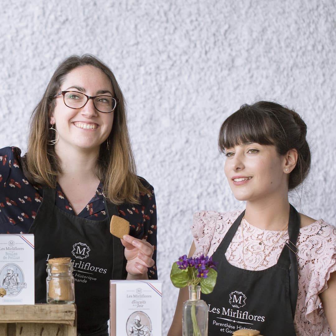 Les biscuitières, Gwenaëlle et Elisa